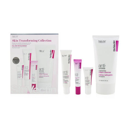 StriVectin Skin Transforming Collection (Trio in voller Größe): Reiniger 150 ml + Augenkonzentrat (30 ml + 7 ml) + Augenprimer 10 ml, 4 Stk.