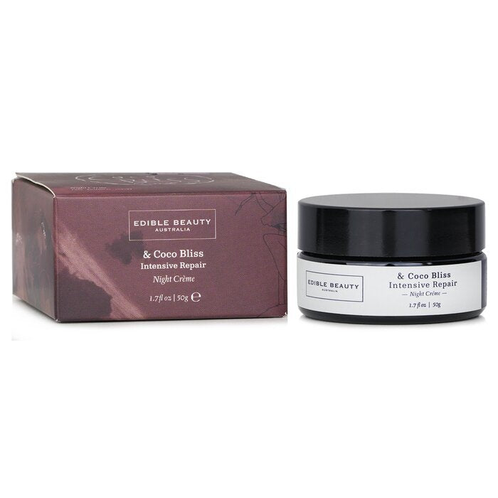 Edible Beauty &amp; Coco Bliss Intensive Repair Nachtcreme 50g/1,7oz