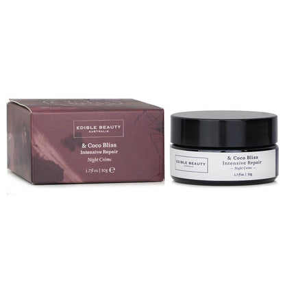 Edible Beauty &amp; Coco Bliss Intensive Repair Nachtcreme 50g/1,7oz