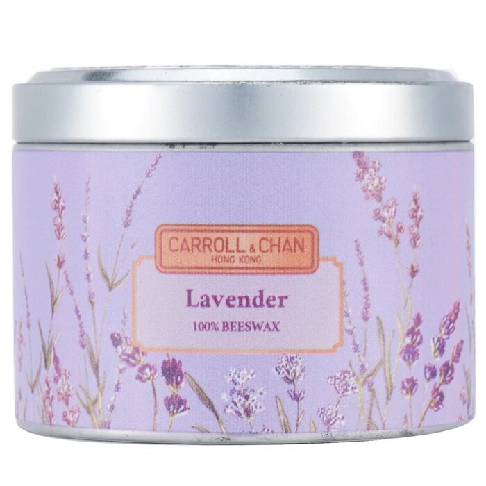 Carroll &amp; Chan Kerze aus 100 % Bienenwachs in Dose – Lavendel (8 x 6) cm