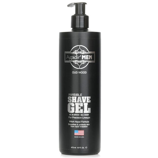 Agadir Arganöl Agadir Men Unsichtbares Rasiergel - Oud-Holz 473ml/16oz