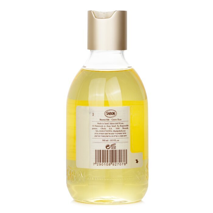 Sabon Duschöl - Grüne Rose (Plastikflasche) 300ml/10,5oz