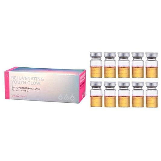 Natürliche Schönheit, verjüngende, jugendlich strahlende, energiesteigernde Essenz, 10 x 5 ml