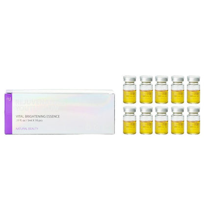 Natürliche Schönheit, verjüngende, jugendlich strahlende Essenz, 10 x 5 ml