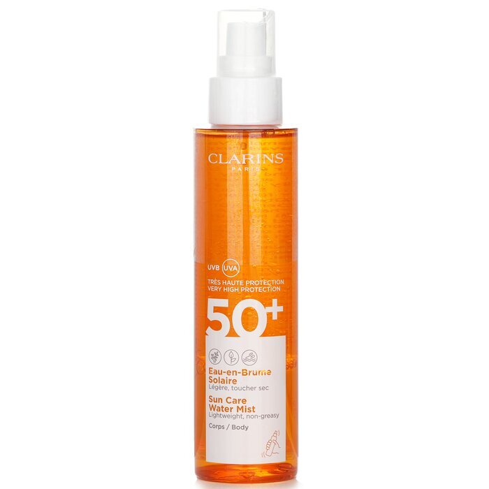 Clarins Sun Care Wassernebel für den Körper LSF 50+, 150 ml