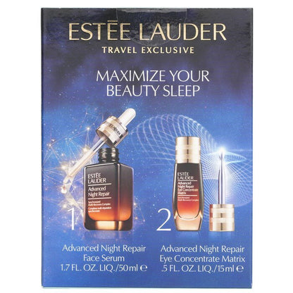 Estee Lauder Advanced Night Repair Set: Synchronisierter Multi-Recovery-Komplex 50 ml + Augenkonzentratmatrix 15 ml, 2 Stück