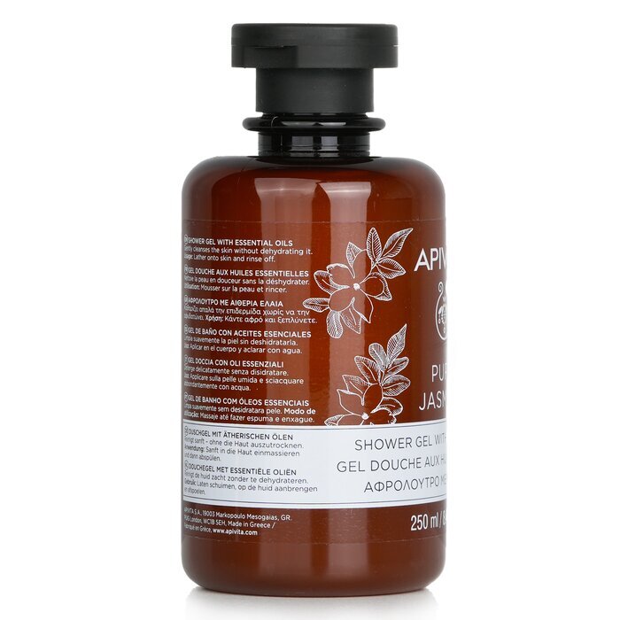 Apivita Pure Jasmine Duschgel mit ätherischen Ölen 250ml