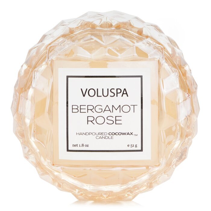 Voluspa Macaron-Kerze – Bergamotte-Rose, 51 g/1,8 oz