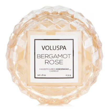 Voluspa Macaron-Kerze – Bergamotte-Rose, 51 g/1,8 oz