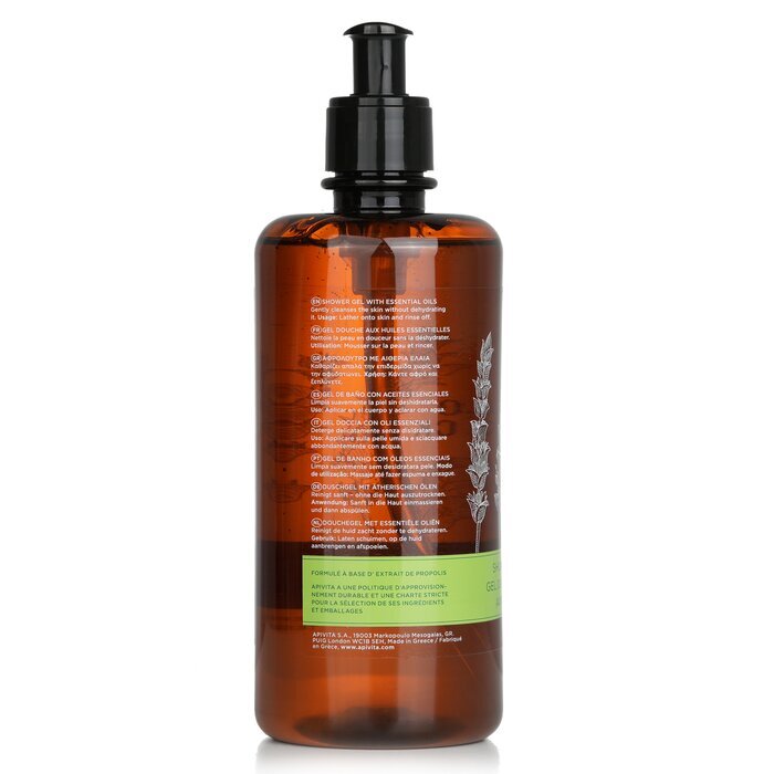 Apivita Tonic Mountain Tea Shower Gel With Essential Oils - Ecopack 500ml