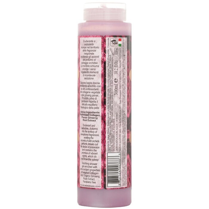 Nesti Dante Chic Animalier Duschgel – Wilde Orchidee, rote Teeblätter und Tiare 300 ml/10,2 oz