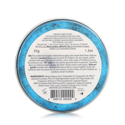 Reuzel Blue Pomade (Strong Hold, Water Soluble) 35g