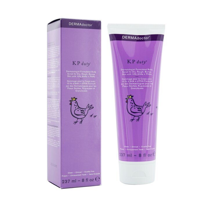 DERMAdoctor KP Duty Körperpeeling, von Dermatologen formuliert, 237 ml/8 oz