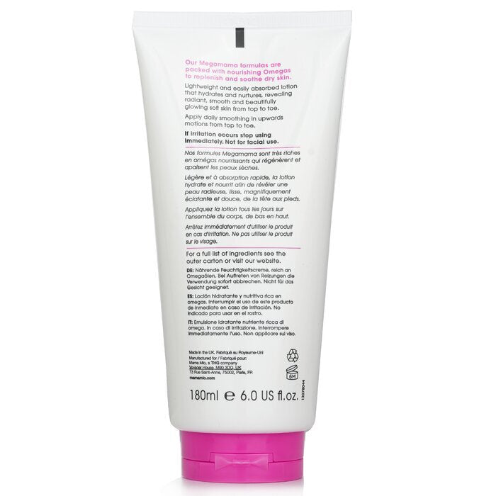 Mama Mio Megamama Body Lotion – Omega-reiche nährende Feuchtigkeitscreme 180ml/6oz