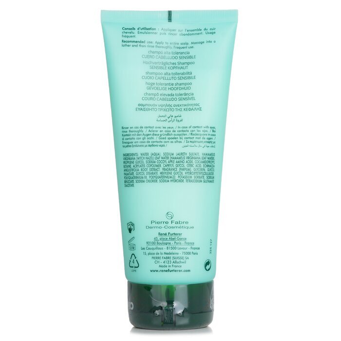 Rene Furterer Astera Sensitive Dermo-Protective Ritual Hochverträgliches Shampoo (Empfindliche Kopfhaut) 200ml/6.7oz