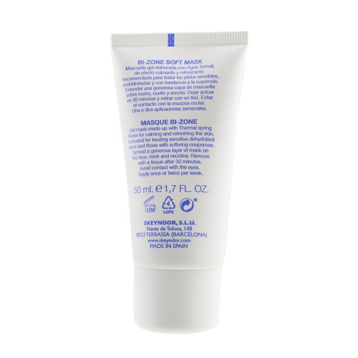 SKEYNDOR Aquatherm Bi-Zone Soft Mask – Augenkontur und Gesicht (für empfindliche, feuchtigkeitsarme Haut) 50 ml