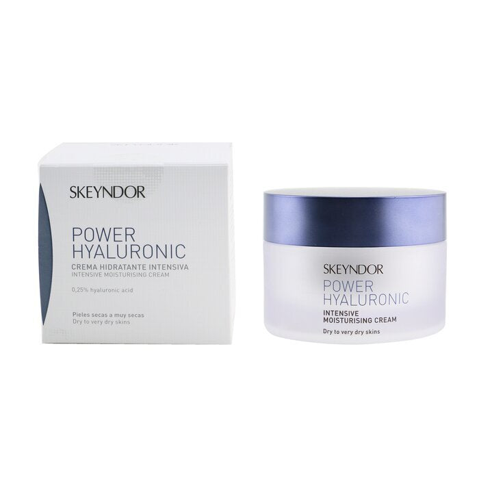 SKEYNDOR Power Hyaluronic Intensive Feuchtigkeitscreme – 0,25 % Hyaluronsäure (für trockene bis sehr trockene Haut) 50 ml/1,7 oz