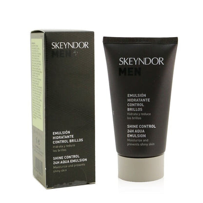 SKEYNDOR Men Shine Control 24H Aqua Emulsion – Spendet Feuchtigkeit und verhindert glänzende Haut (zur Normalisierung von Misch- und fettiger Haut) 50 ml/1,7 oz