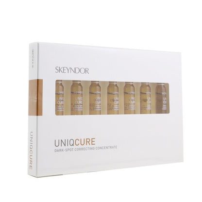 SKEYNDOR Uniqcure Dark-Spot Correcting Concentrate (Für Haut mit mäßigen dunklen Flecken, dunkle Haut und gelbliche Haut) 7x2ml/0,068oz