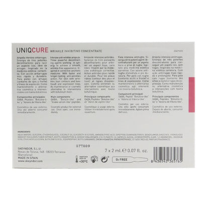 SKEYNDOR Uniqcure Faltenhemmendes Konzentrat (gegen Fältchen und Ausdruckslinien) 7 x 2 ml/0,07 oz