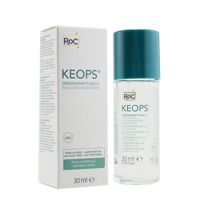 ROC KEOPS Roll-On Deodorant 48H – Ohne Alkohol und Parfüm (Normale Haut) 30ml/1oz
