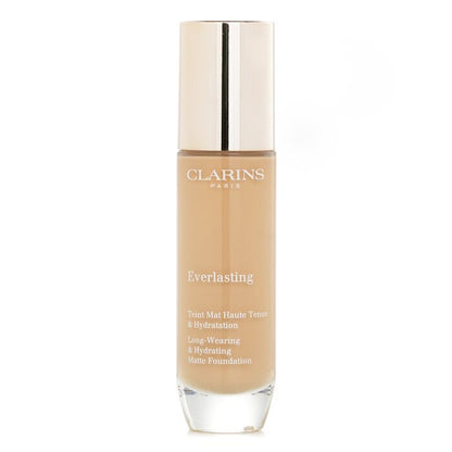 Clarins Everlasting langanhaltendes und feuchtigkeitsspendendes, mattes Make-up, Nr. 110N Honey, 30 ml