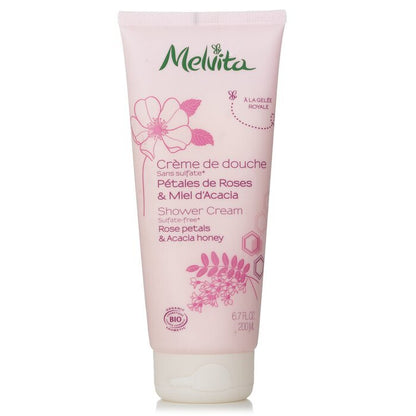 Melvita Rosenblüten &amp; Akazienhonig Duschcreme 200ml/6.7oz
