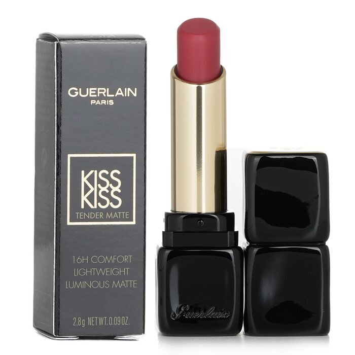 Guerlain Kisskiss Tender Matte Lippenstift – # 214 Romantic Nude 2,8 g/0,09 Unzen