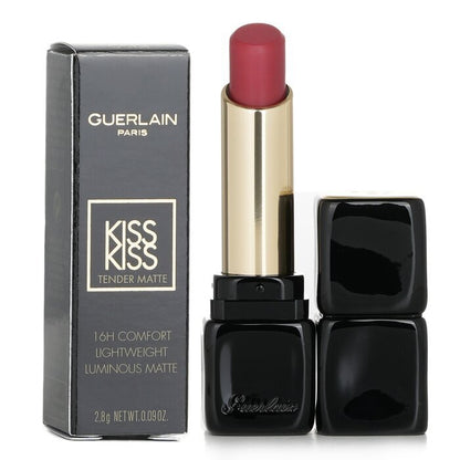 Guerlain Kisskiss Tender Matte Lippenstift – # 214 Romantic Nude 2,8 g/0,09 Unzen