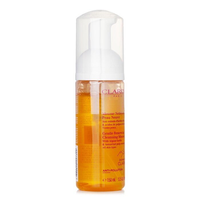 Clarins Sanftes, erneuerndes Reinigungsmousse mit Alpenkräutern und Tamarindenpulpenextrakten, 150 ml