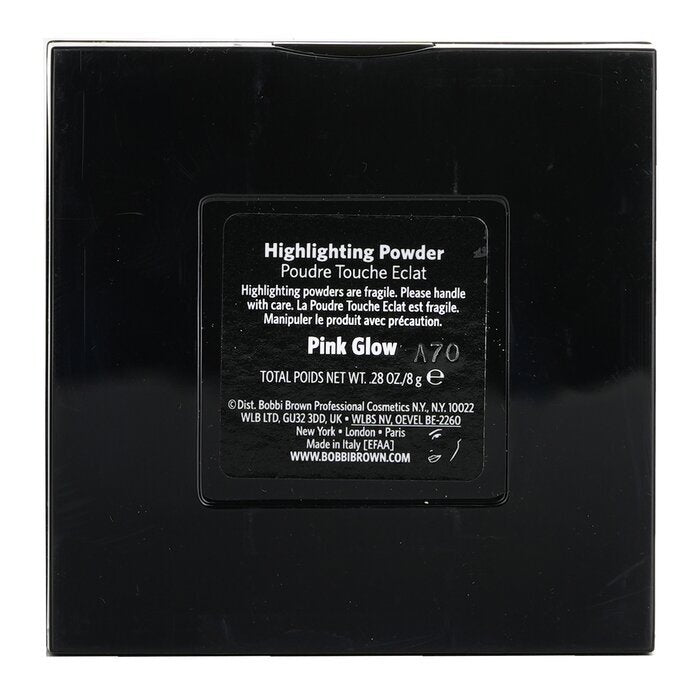 Bobbi Brown Highlighting Puder-Set (1x Highlighting Puder + 1x Mini-Gesichtspinsel) – #Pink Glow, 2-tlg.