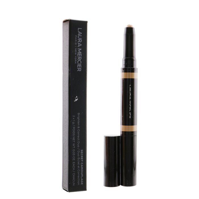 Laura Mercier Secret Camouflage Brighten &amp; Correct Duo - Nr. 3C Medium mit kühlen Untertönen 2x1g/0,03oz