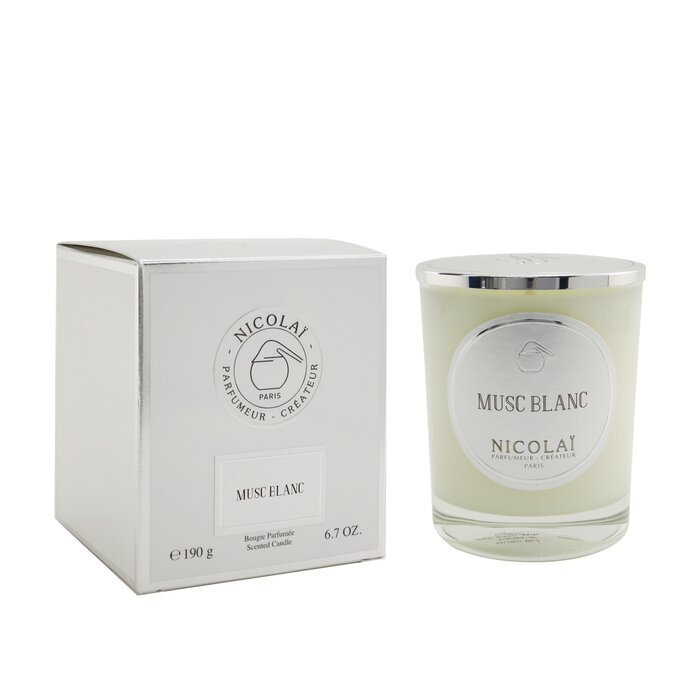 Nicolai Duftkerze - Musc Blanc 190g/6,7oz