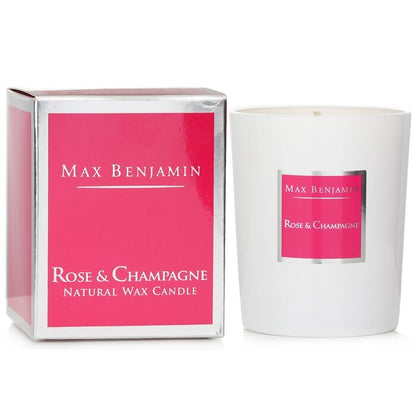 Max Benjamin Kerze - Rose &amp; Champagner 190g/6,5oz