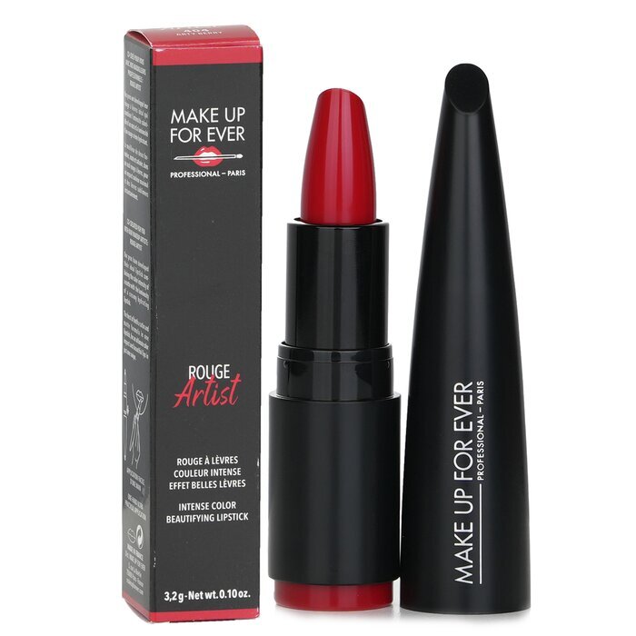 Make Up For Ever Rouge Artist Intensiver, farbverschönernder Lippenstift – Nr. 404 Arty Berry, 3,2 g/0,1 oz