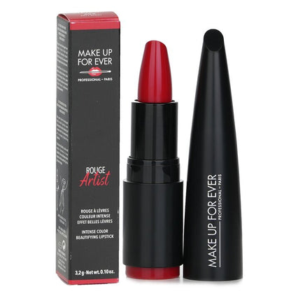 Make Up For Ever Rouge Artist Intensiver, farbverschönernder Lippenstift – Nr. 404 Arty Berry, 3,2 g/0,1 oz