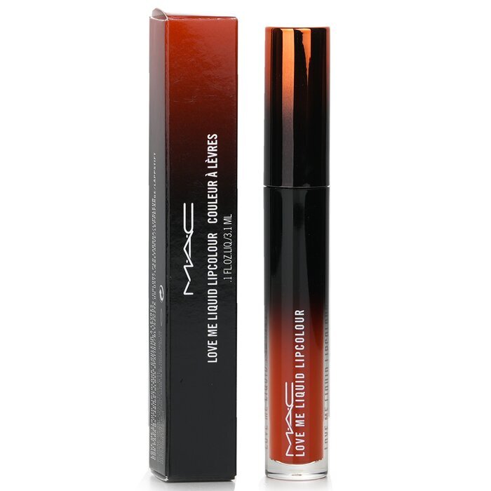 MAC Love Me Flüssiger Lippenstift – Nr. 487 My Lips Are Insured (Intensives Burnt Orange) 3,1 ml/0,1 oz