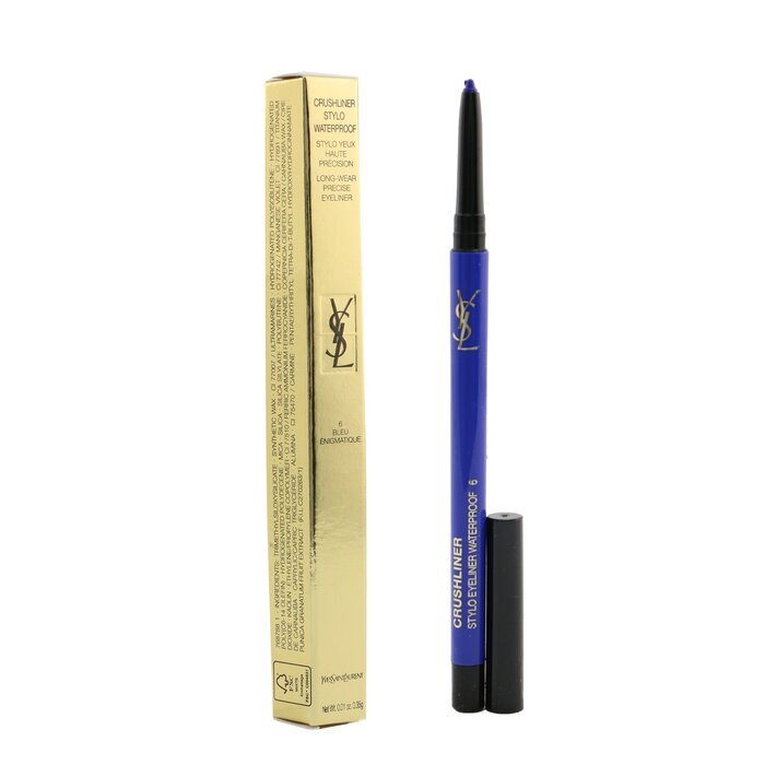 Yves Saint Laurent Crushliner Stylo Waterproof Eyeliner -  06 Bleu Enigmatique 0.35g