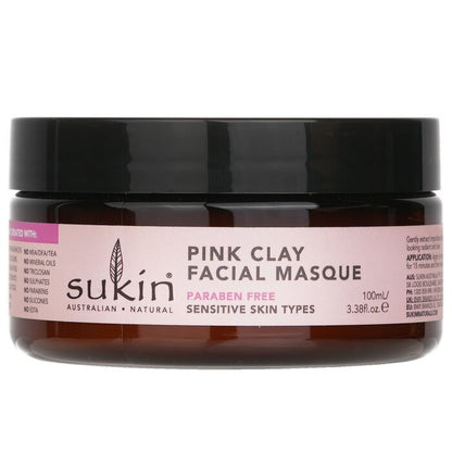 Sukin Sensitive Pink Clay Gesichtsmaske (empfindliche Hauttypen) 100ml/3,38oz