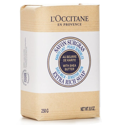 L'Occitane Sheabutter Extra Rich Seife - Sheamilch (für empfindliche Haut) 250 g/8,8 oz