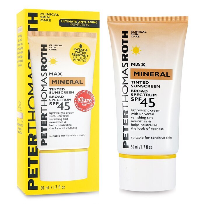 Peter Thomas Roth Max Mineral getönte Sonnencreme Breitspektrum LSF 45 50ml/1,7oz