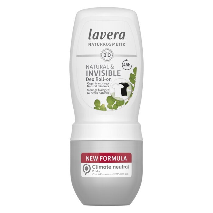 Lavera Deo Roll-On (Natürlich &amp; Unsichtbar) – Mit Bio-Moringa und natürlichen Mineralien 50ml/1,7oz
