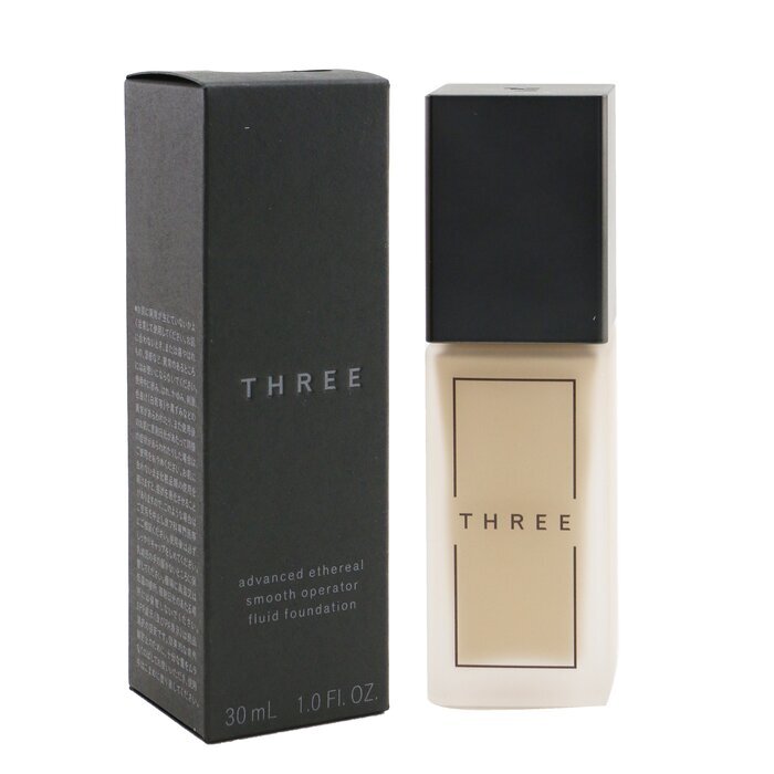 THREE Advanced Ethereal Smooth Operator Fluid Foundation SPF40 – Nr. 100, 30 ml