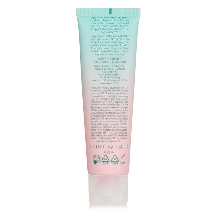 Algenist Alive Prebiotic Balancing Feuchtigkeitscreme LSF 15, 50 ml