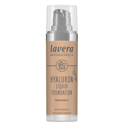 Lavera Hyaluron Liquid Foundation - Nr. 03 Warm Nude 30ml/1oz