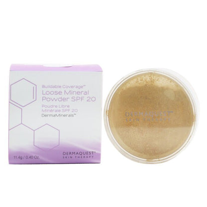 DermaQuest DermaMinerals aufbaubares Mineralpuder mit LSF 20 – Nr. 2W, 11,4 g/0,4 oz