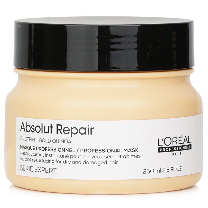 L'Oreal Professionnel Serie Expert - Absolut Repair Gold Quinoa + Protein Instant Resurfacing Mask (für trockenes und strapaziertes Haar) 250ml/8,5oz