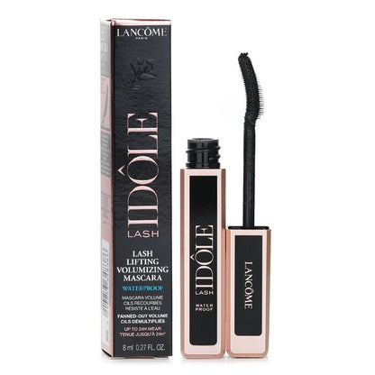 Lancome Lash Idole Lash Lifting Volumizing Mascara wasserfest – Nr. 01 glänzendes Schwarz, 8 ml