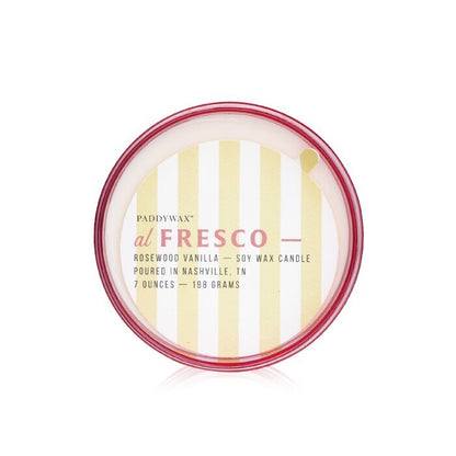 Paddywax Al Fresco Kerze - Rosenholz-Vanille 198g/7oz