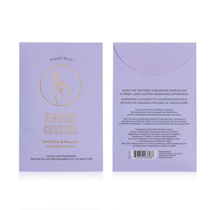 Paddywax Impressions Autoduft - Fingers Crossed, 2er-Pack